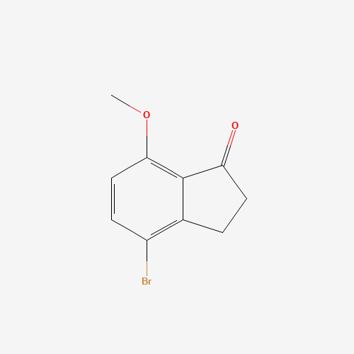 4-Bromo-7-methoxy-1-indanone molecular structure