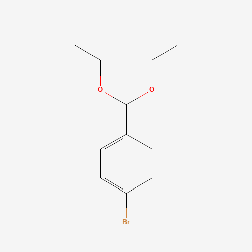 4-Bromobenzaldehyde diethyl acetal molecular structure