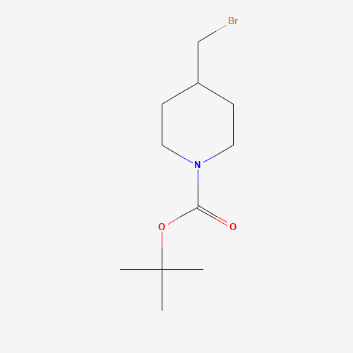 4-Bromomethylpiperidine-1-carboxylic acid tert-butyl ester molecular structure