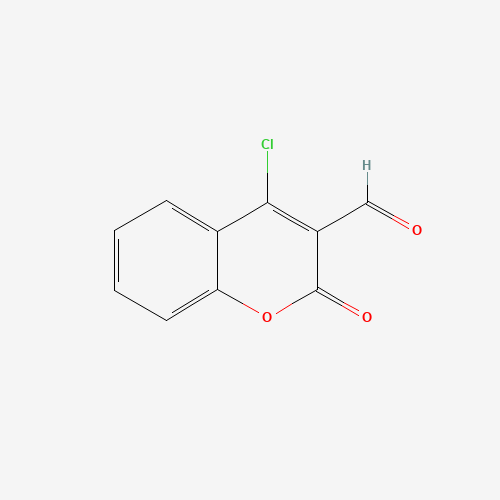 4-Chloro-3-formylcoumarin molecular structure