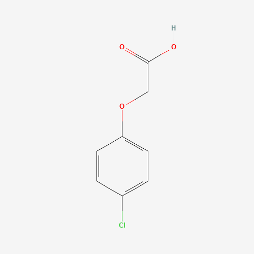 4-Chlorophenoxyacetic acid molecular structure