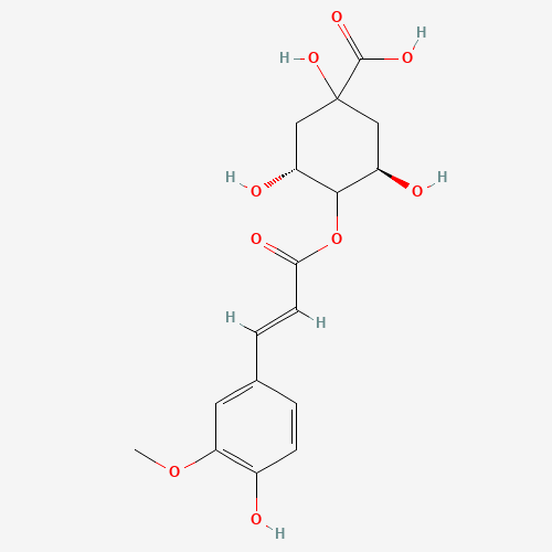 4-Feruloylquinic acid molecular structure