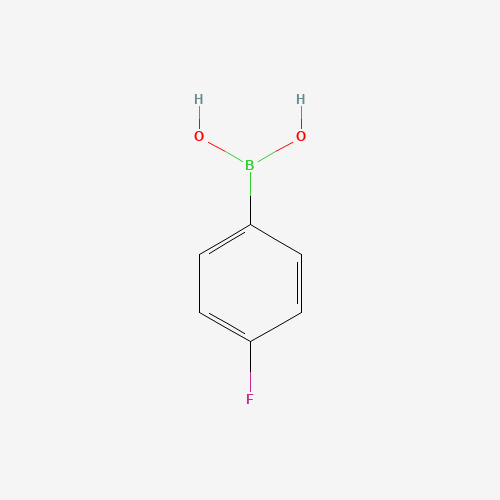 4-Fluorophenylboronic acid molecular structure