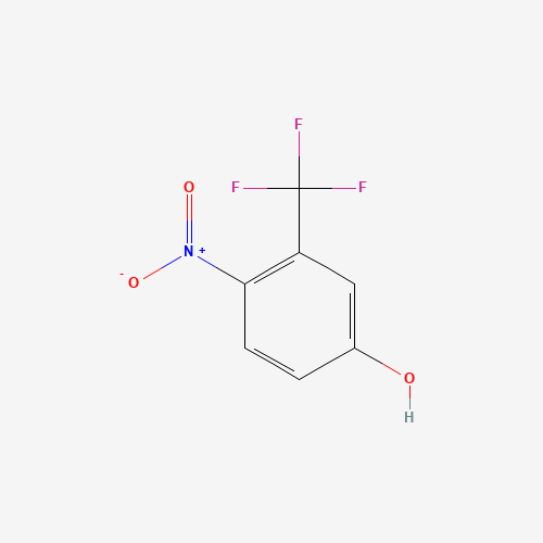 4-Nitro-3-(trifluoromethyl)phenol molecular structure