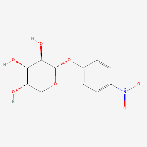 4-Nitrophenyl α-L-arabinopyranoside molecular structure
