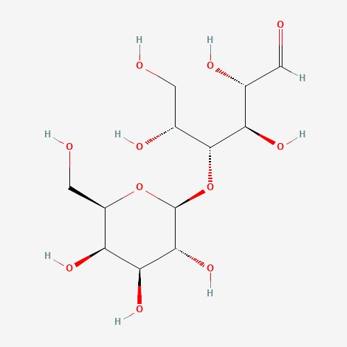 4-O-β-Galactopyranosyl-D-mannopyranose molecular structure