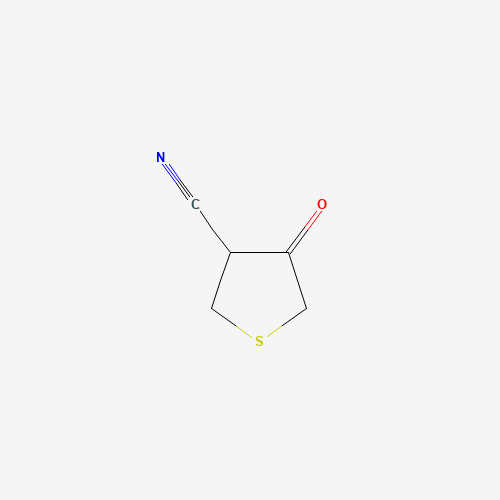 4-Oxotetrahydrothiophene-3-carbonitrile molecular structure