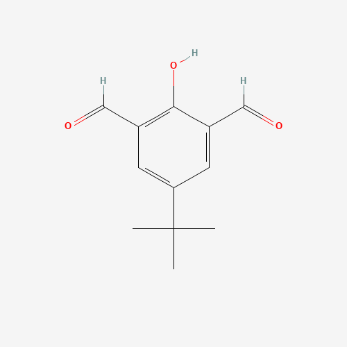 4-tert-Butyl-2,6-diformylphenol molecular structure