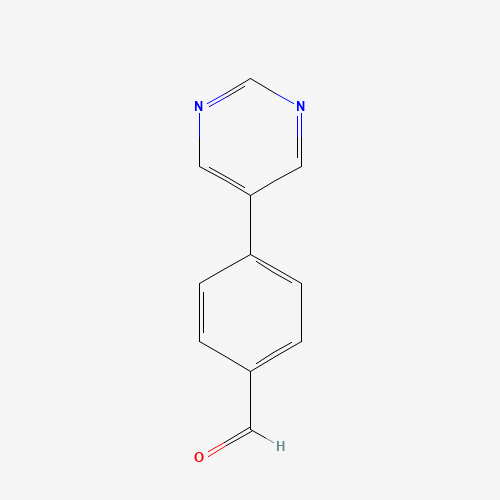 5-(4-Formylphenyl)pyrimidine molecular structure