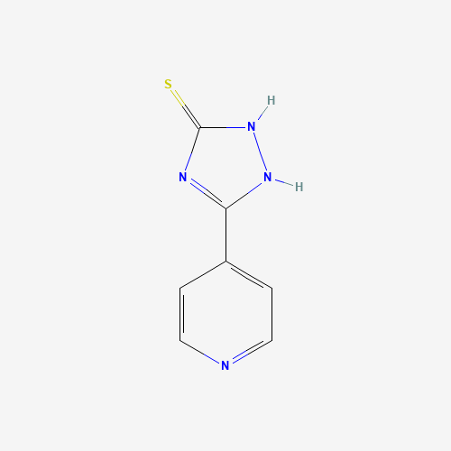 5-(4-Pyridyl)-1H-1,2,4-triazole-3-thiol molecular structure