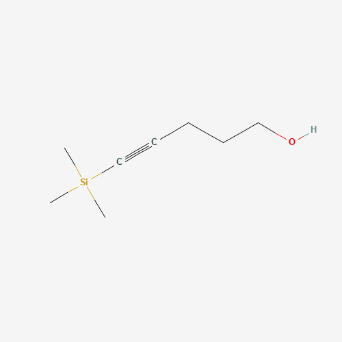5-(Trimethylsilyl)-4-pentyn-1-ol molecular structure