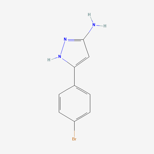 5-Amino-3-(4-bromophenyl)pyrazole molecular structure