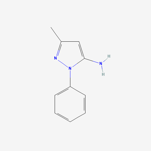 5-Amino-3-methyl-1-phenylpyrazole molecular structure