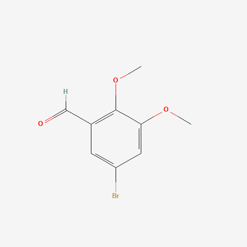 5-Bromo-2,3-dimethoxybenzaldehyde molecular structure