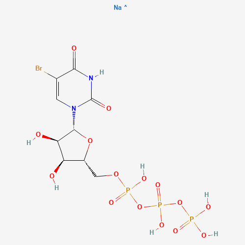 5-Bromouridine 5′-triphosphate sodium salt molecular structure