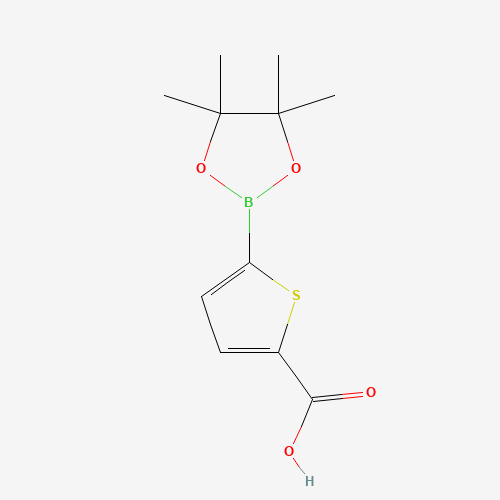 5-Carboxythiophene-2-boronic acid pinacol ester molecular structure