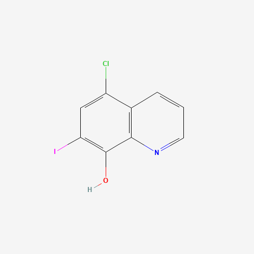 5-Chloro-7-iodo-8-quinolinol molecular structure