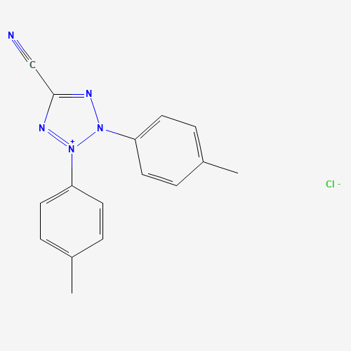 5-Cyano-2,3-di-(p-tolyl)tetrazolium chloride molecular structure