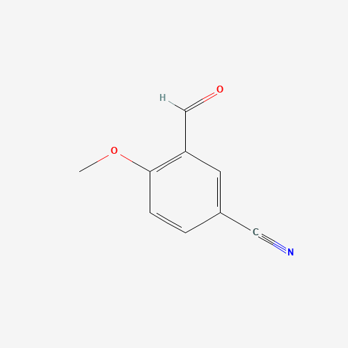 5-Cyano-2-methoxybenzaldehyde molecular structure