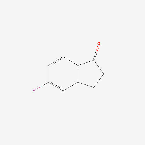 5-Fluoro-1-indanone molecular structure