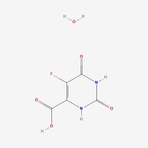 5-Fluoroorotic acid hydrate molecular structure