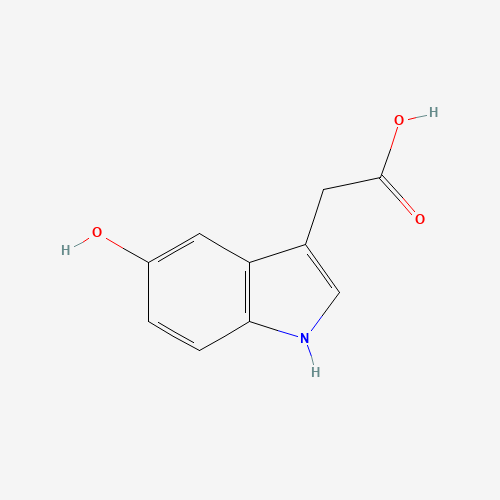 5-Hydroxyindole-3a,4,5,6,7,7a-13C6-3-acetic acid molecular structure