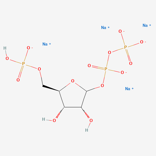5-Phospho-D-ribose 1-diphosphate pentasodium salt molecular structure
