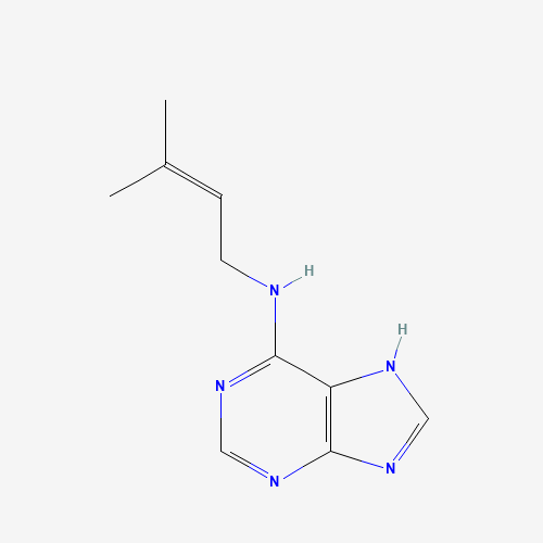6-(γ,γ-Dimethylallylamino)purine molecular structure