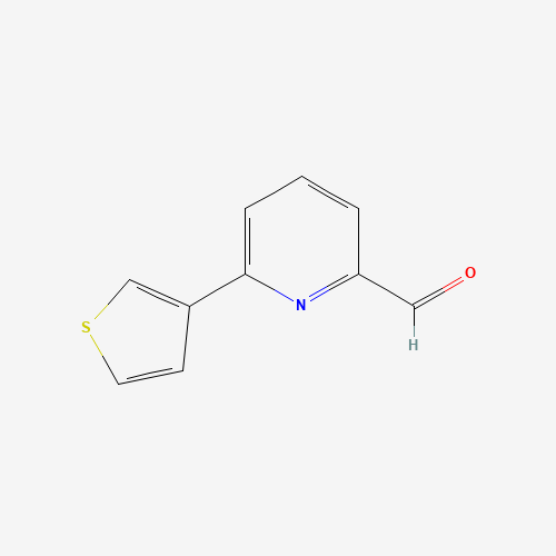 6-(3-Thienyl)pyridine-2-carboxaldehyde molecular structure