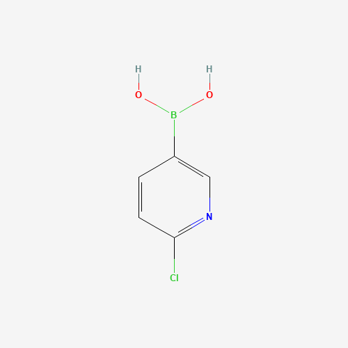 6-Chloro-3-pyridinylboronic acid molecular structure