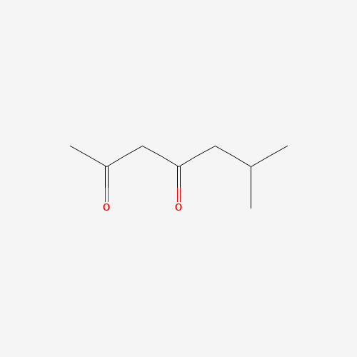 6-Methyl-2,4-heptanedione molecular structure