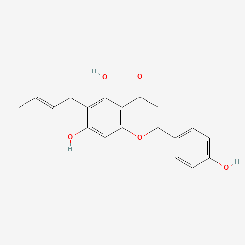 6-Prenylnaringenin molecular structure