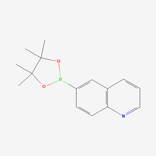 6-Quinolineboronic acid pinacol ester molecular structure