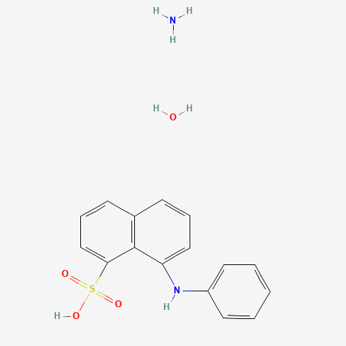 8-Anilino-1-naphthalenesulfonic acid ammonium salt hydrate molecular structure