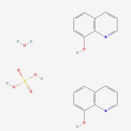 8-Hydroxyquinoline hemisulfate salt hemihydrate molecular structure
