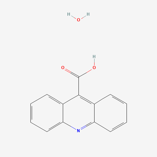 9-Acridinecarboxylic acid hydrate molecular structure