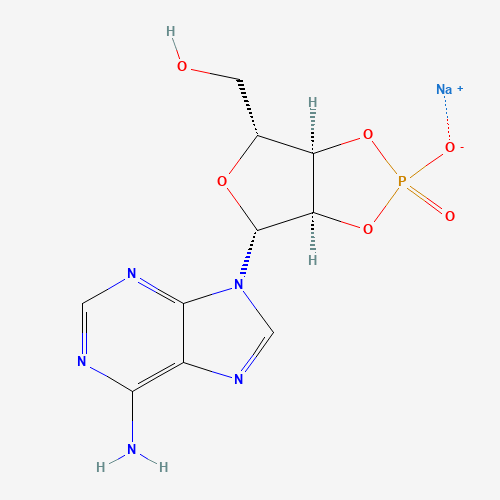 Adenosine 2′:3′-cyclic monophosphate sodium salt molecular structure