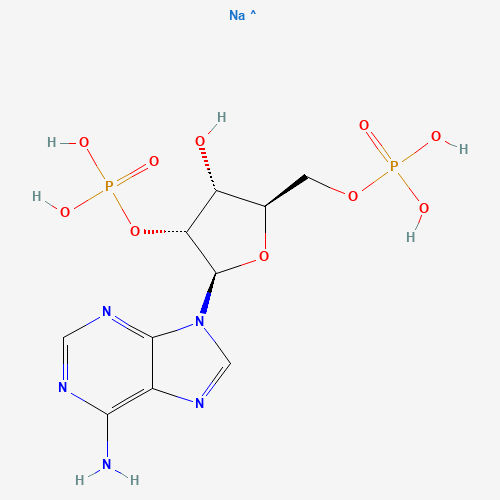 Adenosine 2′,5′-diphosphate sodium salt molecular structure