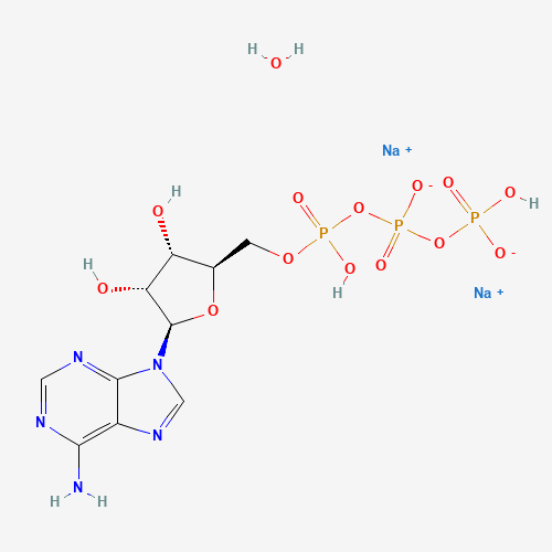Adenosine 5′-triphosphate disodium salt hydrate molecular structure