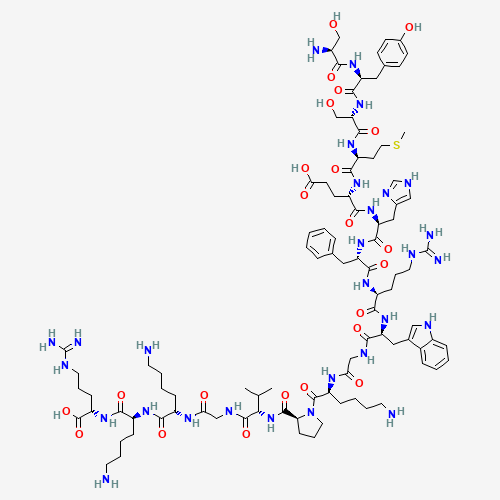 Adrenocorticotropic Hormone Fragment 1-17 human, rat molecular structure