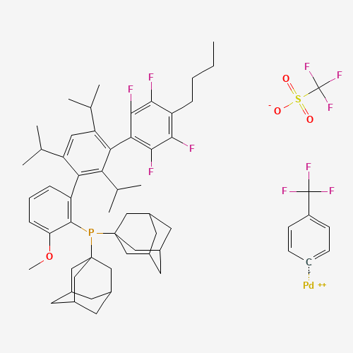 AlPhos Pd G6 OTf molecular structure