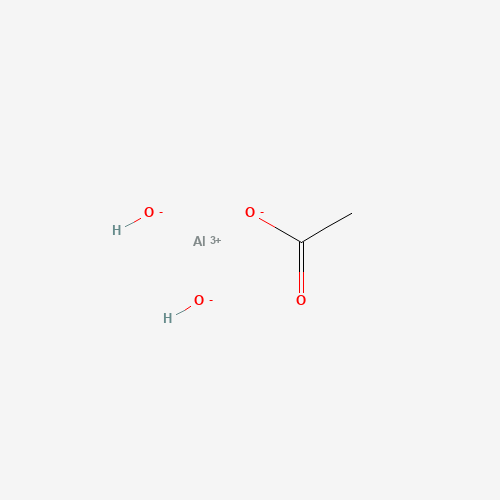 Aluminum acetate, dibasic molecular structure