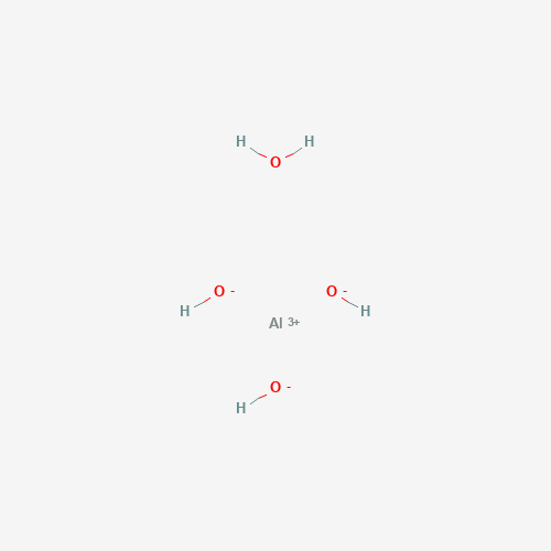 Aluminum hydroxide hydrate molecular structure