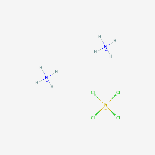 Ammonium tetrachloroplatinate(II) molecular structure