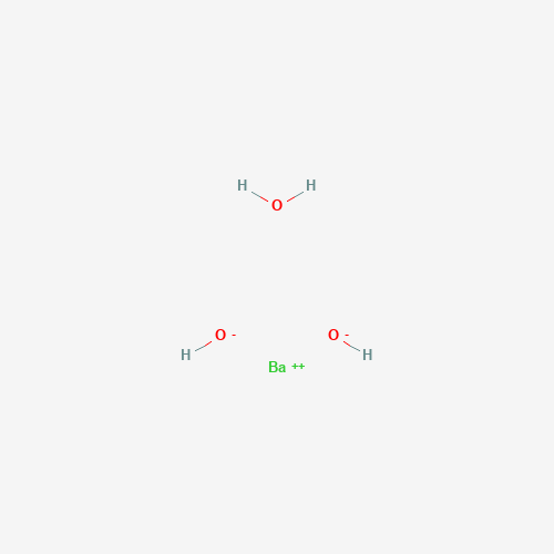 Barium hydroxide hydrate molecular structure