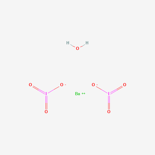 Barium iodate monohydrate molecular structure