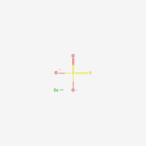 Barium thiosulfate molecular structure