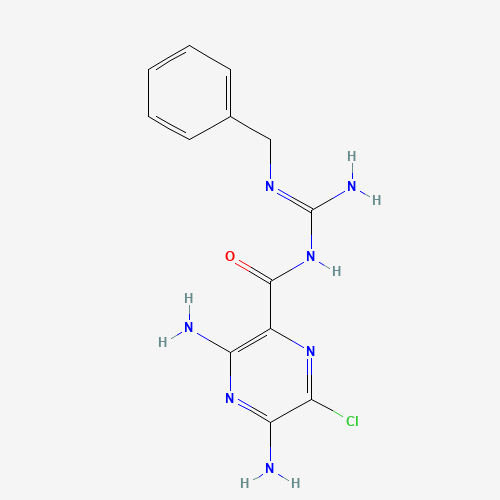 Benzamil hydrochloride hydrate molecular structure