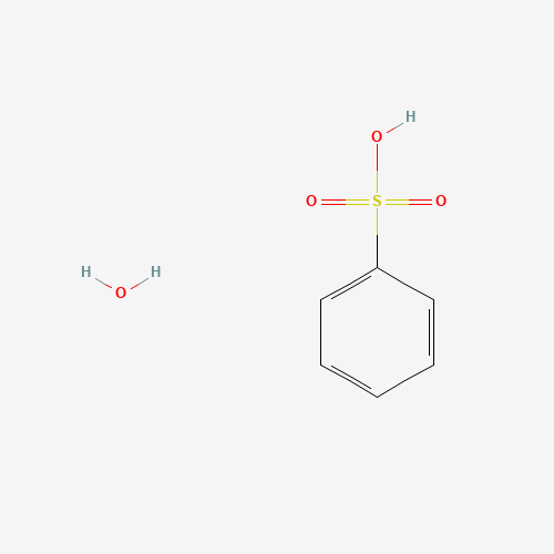 Benzenesulfonic acid monohydrate molecular structure