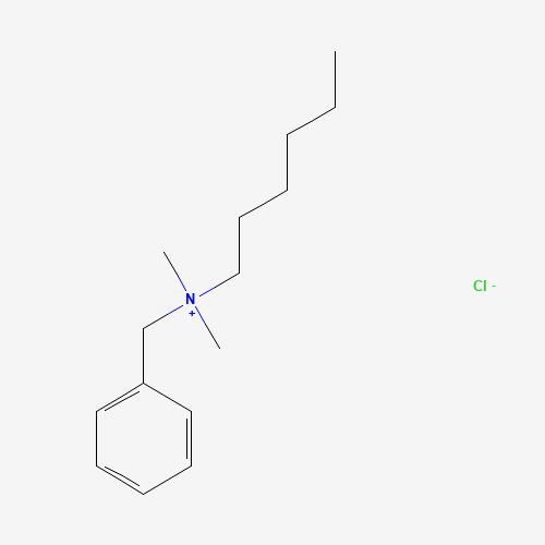 Benzyldimethylhexylammonium chloride molecular structure